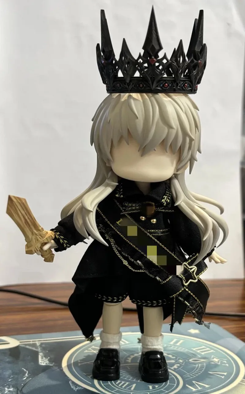 OB11 OB22 러브 앤 딥스페이스 자키에르 헤어 쉘 가발 모델 페이스플레이트 크라운 우드 블레이드 BJD 인형 액세서리 애니메이션 게임 장난감 어린이용 G