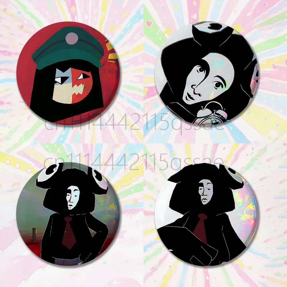 Froggy E-Ena Badges Tinplate Soft Button Pin Brooch Metal Badge Custom Jewelry Accessories Hat Bag Lapel