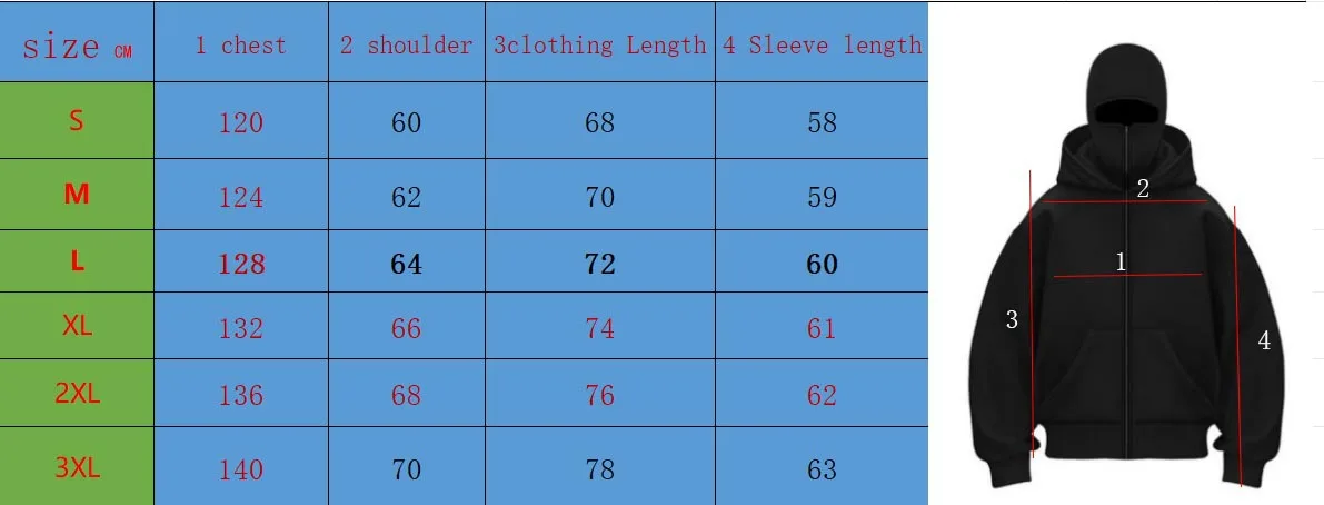 الرجال والنساء Y2K القوطية Harajuku شتاء جديد البند مزدوجة مقنعين البلوز الرجال مقنعين قناع سستة ملابس رياضية