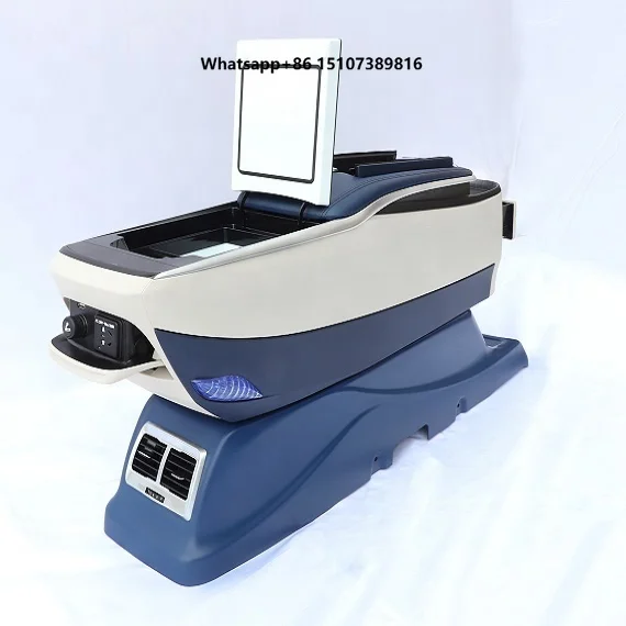Luxury Electric Armrest Refrigerator With Variety Function Vip Car Interior Part for GL8 ES 28T ES 653T 652T Sienna