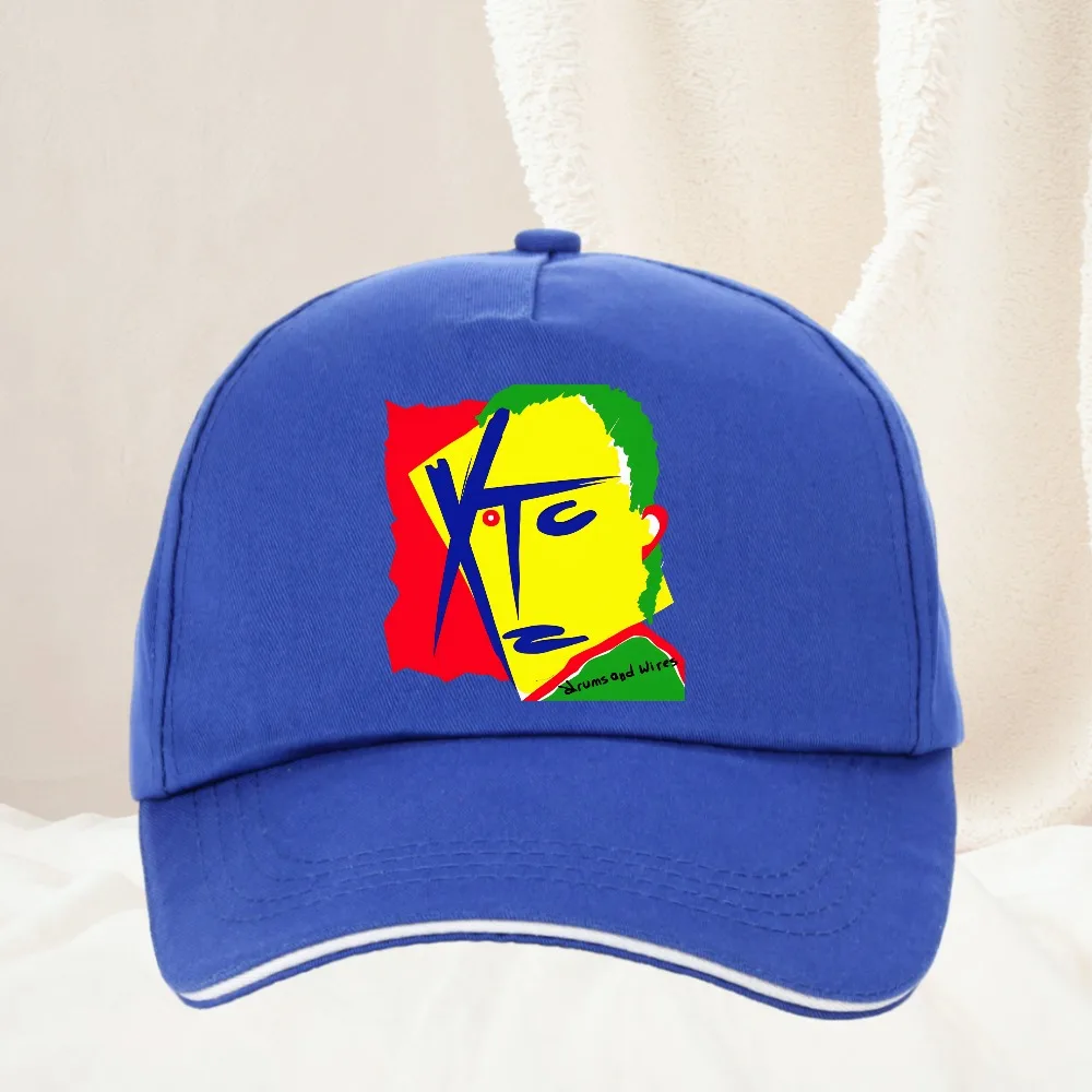 XTC Drums and Wires New Wave Rock Music Gift Black Baseball Cap Fashionable and Casual man Adjustable Sports Hat