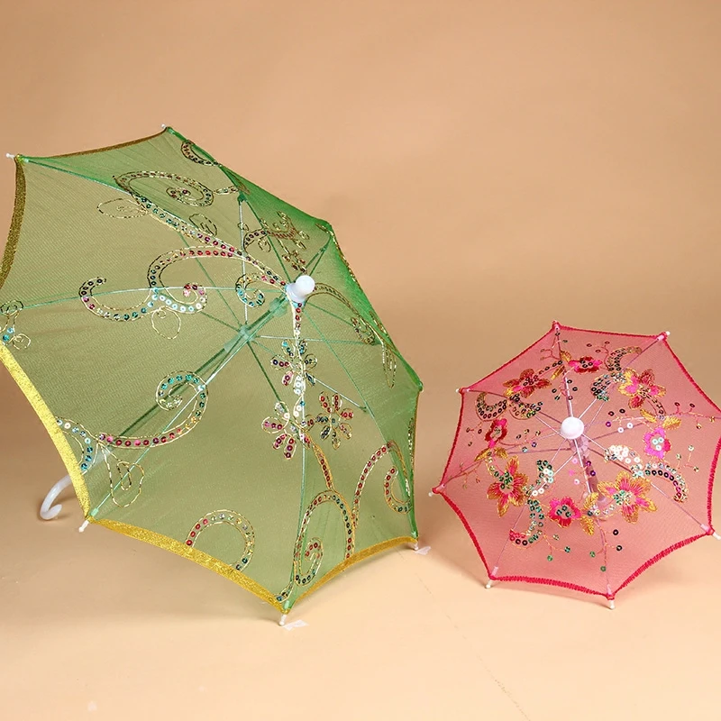 Children\'s Toy Umbrella Mini Transparent Lace Small Umbrella Photo Studio Photography Props Decor Craft Umbrella Dance Umbrella