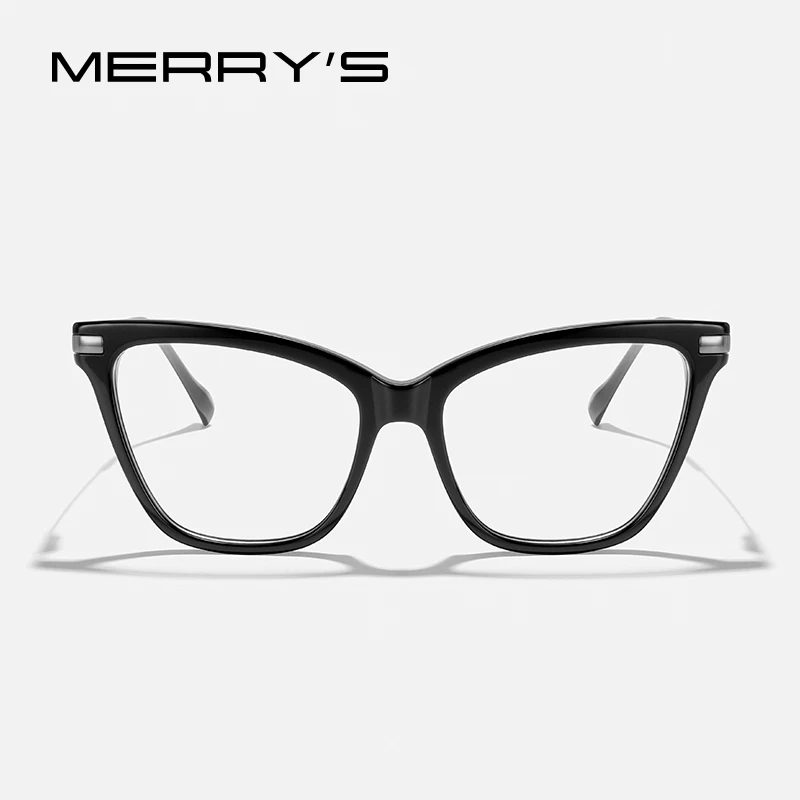 MERRYS DESIGN donna Cat Eye montature per occhiali occhiali in acetato occhiali da vista oversize retrò occhiali da vista occhiali da vista S2421