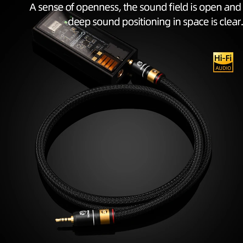 ERUMPENT Hi‑End 6N OCC Hi-Fi аудиокабель с позолоченными балансными разъемами 4,4 мм и 2,5 мм для цифровых ЦАП и усилителей