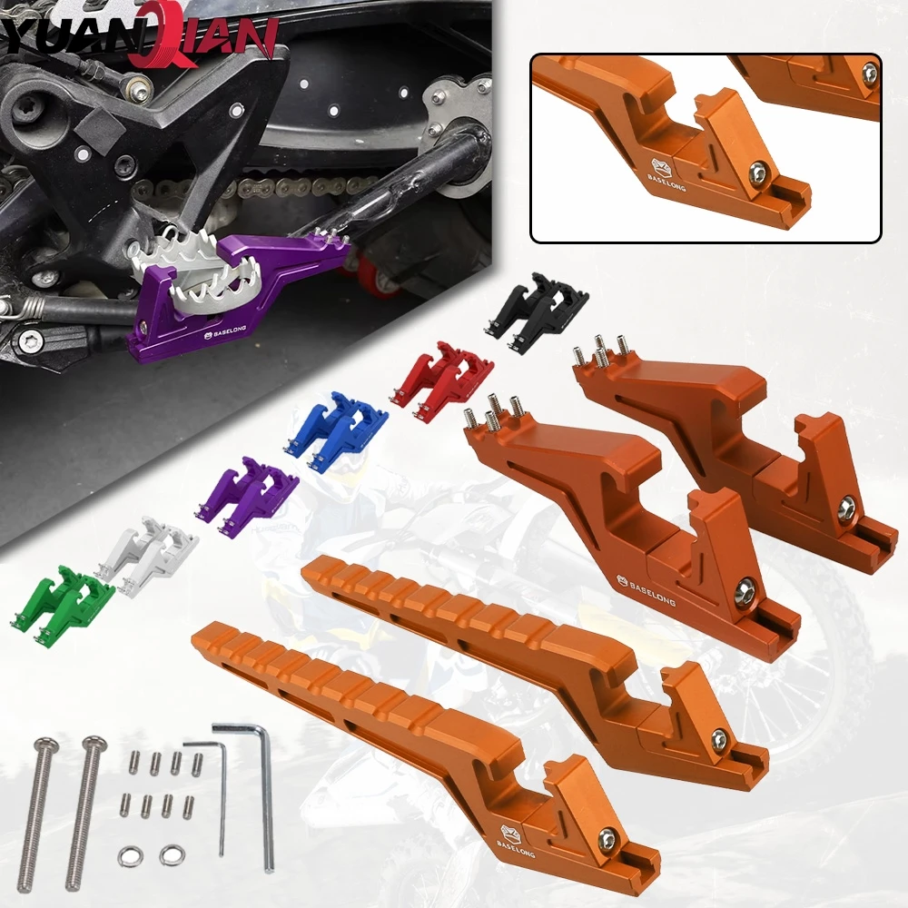 For KTM 450 525 560 990 SMR 625 660 SMC SMC-R 690 Enduro 450 660Rally Motorcycle Accessories Front Passenger Footpegs Extensions
