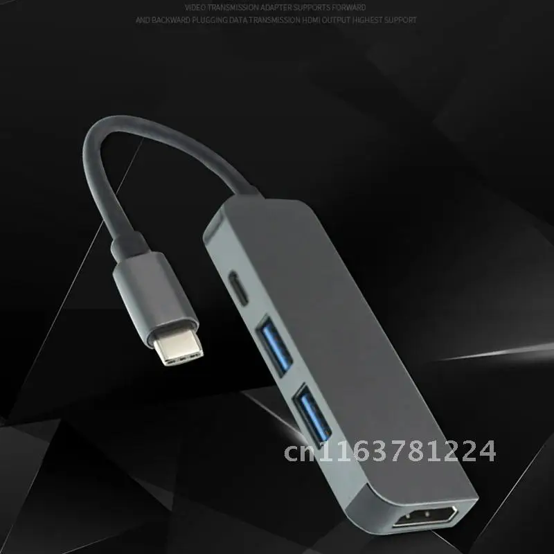 DEX Station 4 dalam 1 untuk Samsung S8 S9 S10 Plus Note 8 9 Dex kabel USB C ke HDMI adaptor untuk Huawei Mate 20 P20 Pro