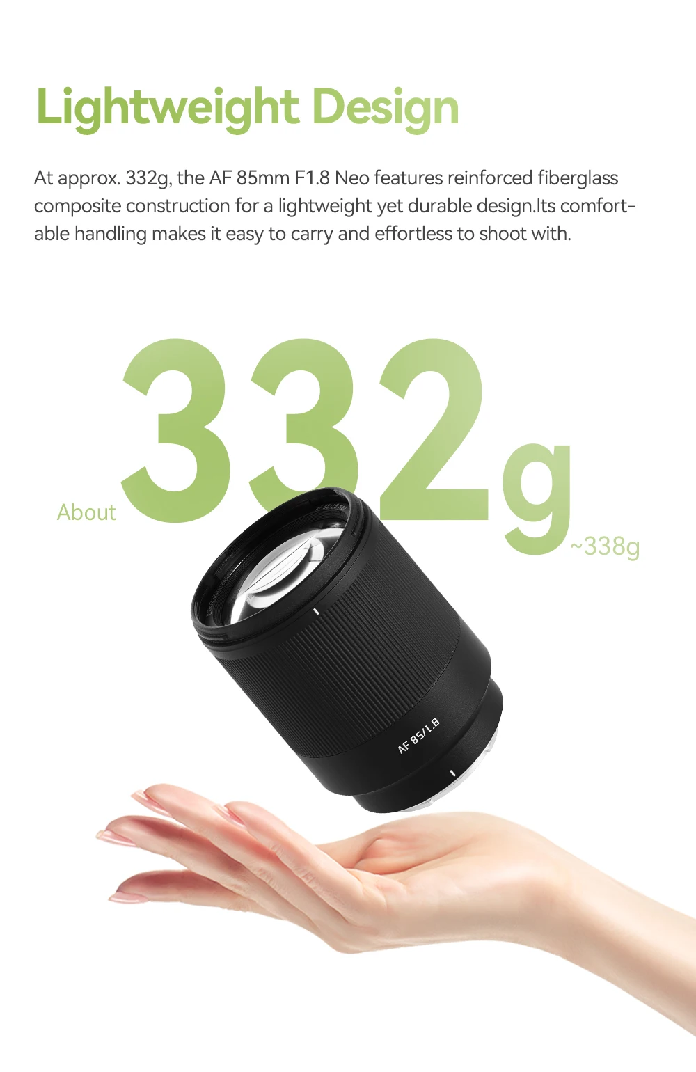 TTArtisan 85mm F1.8 NEO Vollformat-Autofokus-Porträtobjektiv für Leica Sigma L Sony E FE Nikon Z A7C A7R A7M A7S Z6 Z7 Z6III – Detail 14