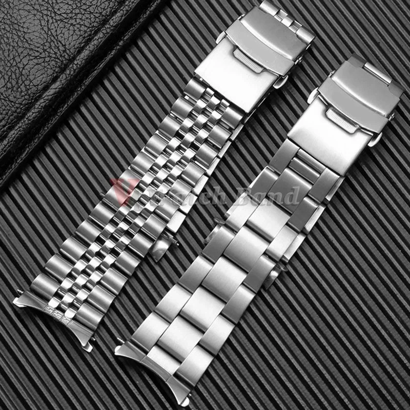 Luxuriöses Massives Edelstahl-Uhrenarmband für Seiko, Jubilee und Oyster-Armbänder 18mm 19mm 20mm 21mm 22mm Herren-Uhrenzubehör – Detail 4