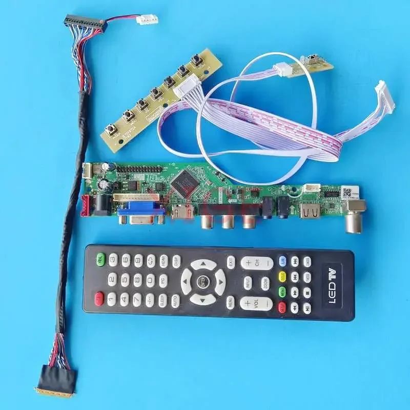 For LTN116AT01-801 LTN116AT01-C01 Analog TV 40-Pin LVDS Laptop Screen HDMI+VGA+AV+USB 1366x768 11.6