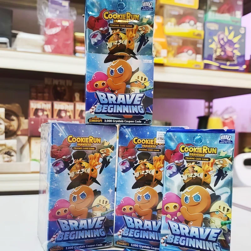 

Cookie Run Braverse Battle Card Shadow Milk Cookie Аниме Коллекция игрушек Настраиваемый подарок для фанатов Коллекционная фигурка