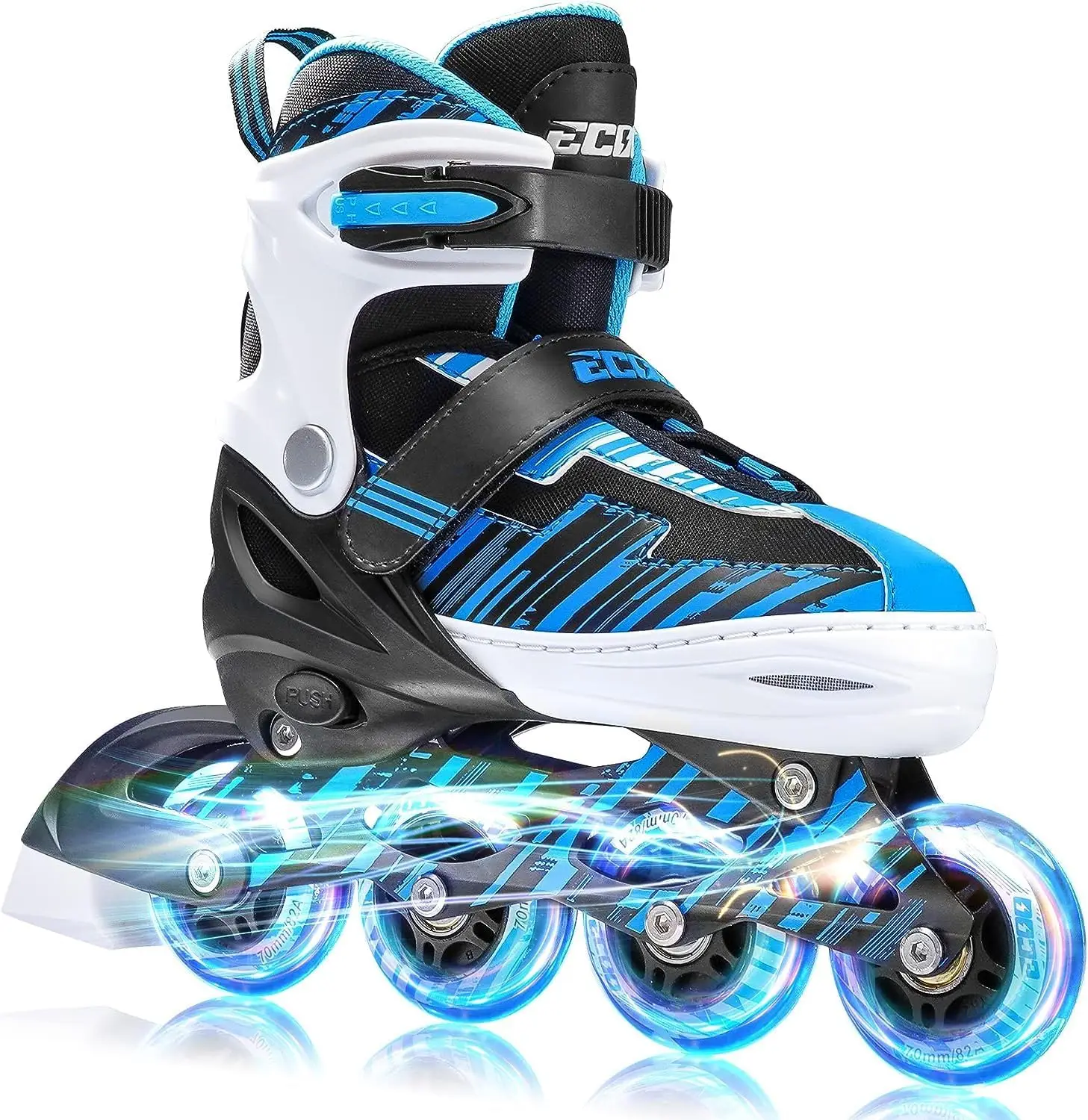 Chaussures de patins à roues alignées pour enfants et adultes, patins à roulettes réglables pour garçons, roues lumineuses, prix d'usine