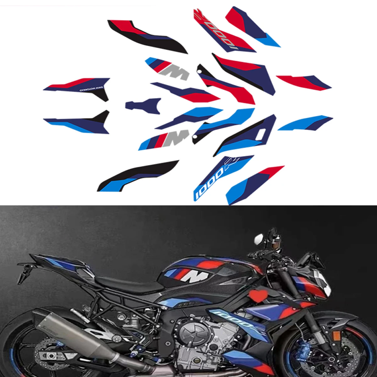 Suitable for BMW S1000RR modification S1000RR 19-22 stickers, decals, and full car stickers