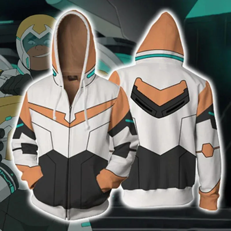 Una lettiera degli orsi Voltron: leggendario difensore 3d felpe con cappuccio Shiro/Keith/hunk/Pidge/Princess Allura felpe Cosplay Jac 2025 Nuovo