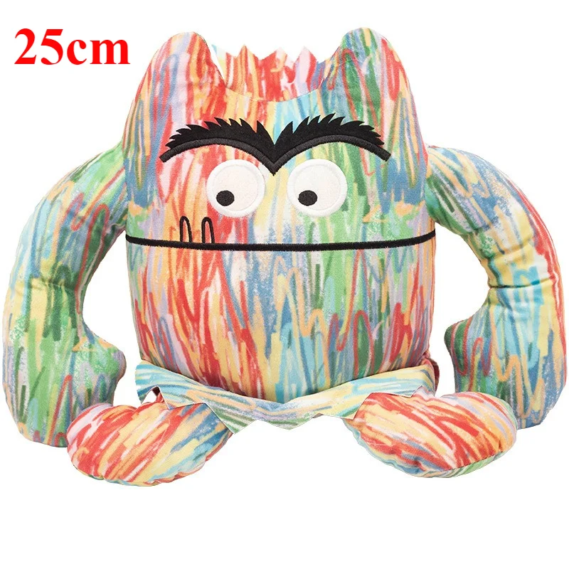 Emothional Monster Plüschtiere Big Mouth Demon Gefüllte Anime Plüschtiere Bunte Puppen für Geburtstags-Halloween-Party-Geschenke