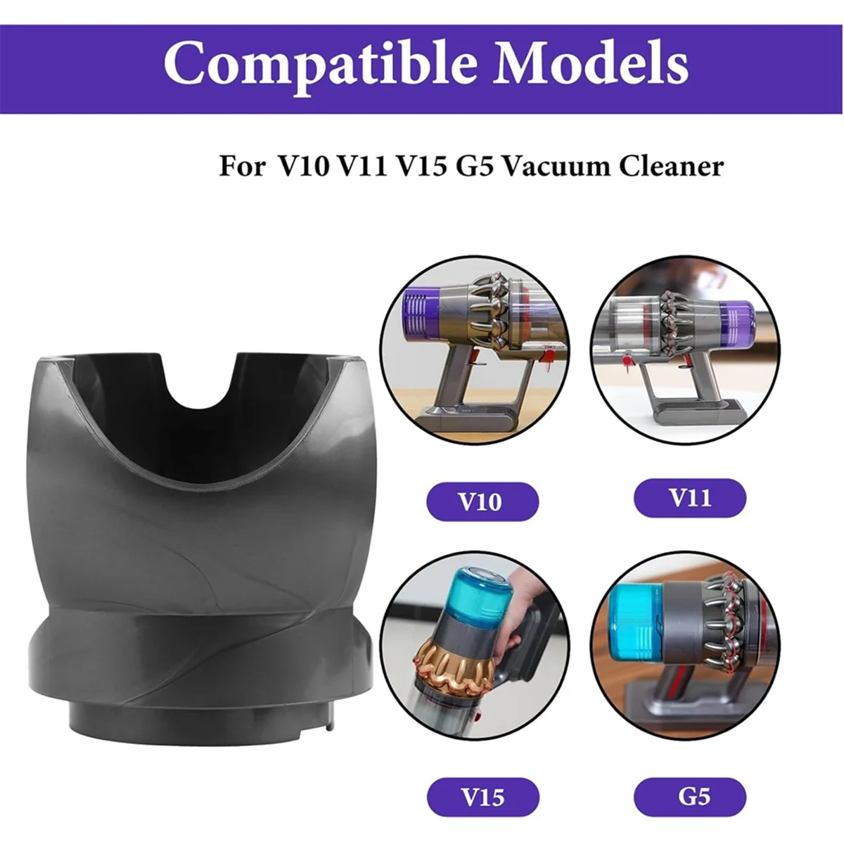Запасная часть разъема головки очистителя 100 Вт для пылесоса Dyson V10 V11 V15 G5, V-образный шарик и чистящая головка с высоким крутящим моментом