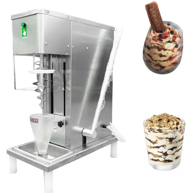 For Newest  Swirl Fruits Ice Cream Machine Swirl Frozen Yogurt Ice Cream Mixer Machine Real Fruit Swirl