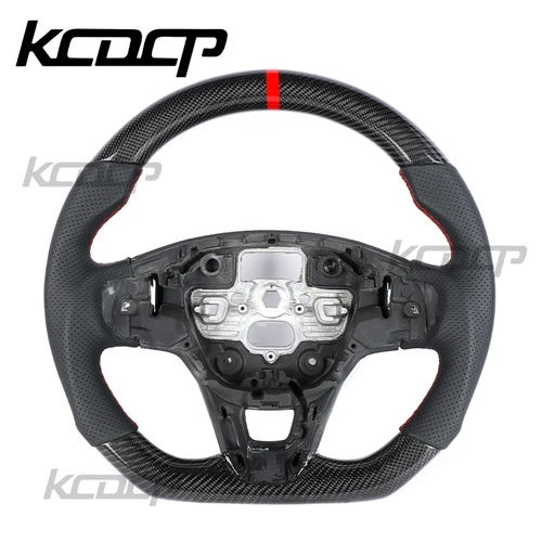 Kohlefaser-Lenkrad passend für Ford Focus ST RS MK2 MK3 MK4 Autolenkrad