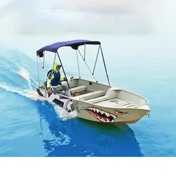 2024 Hot Sale 15ft Durable Splice Folding Boat Vehicle-mounted Folding Composite Rowing Boat Outdoor Rowing Boat