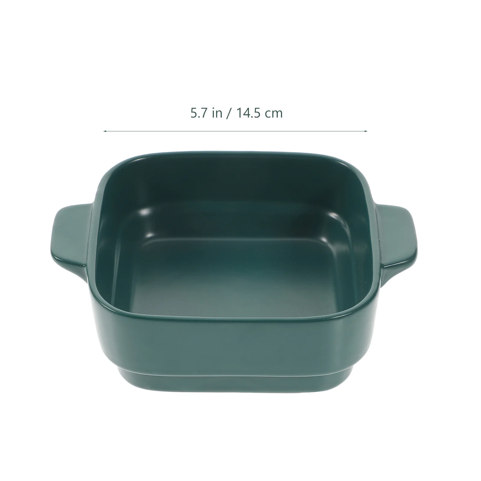 

1Pcs Ceramic Dual Ear Baking Tray Gray Color Ovenproof Rice Plate Cake Plate Salad Fruit Vegetable Tray Western Food Bowl