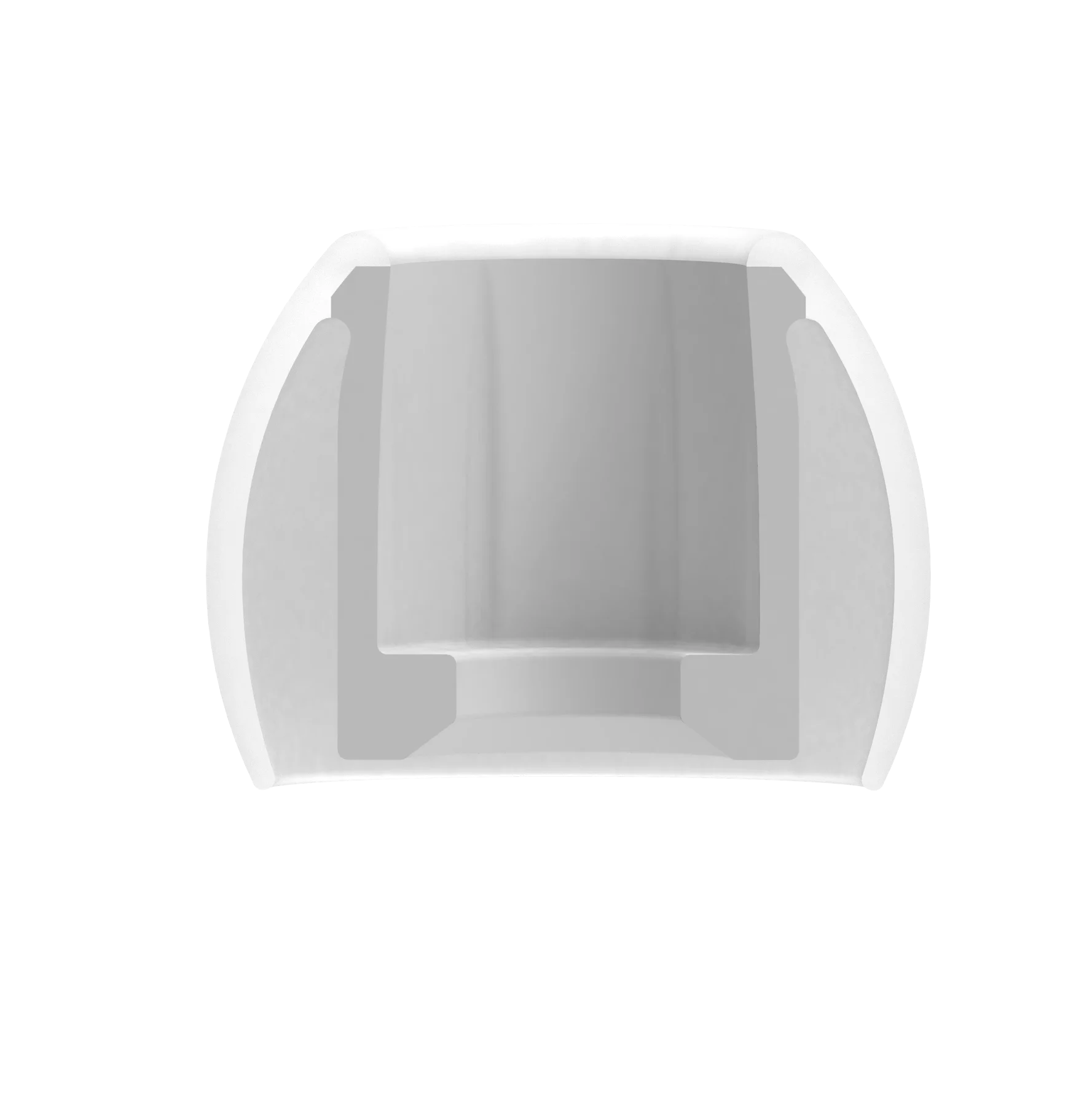 تانتشجيم T-APB T300 سماعة نصائح ثلاثة أضعاف/باس تعزيز ضغط الهواء التوازن سيليكون سماعات الأذن 1 بطاقة 2 أزواج (T300B + T300T)