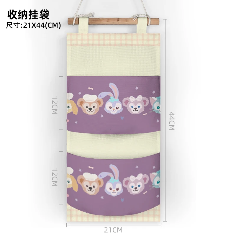 Disney Duffy ShellieMay 8871 Anime Cosmetic Cases Cartoon Hanging Organizers Wall Customized Wardrobe Storage Bag Household Gift