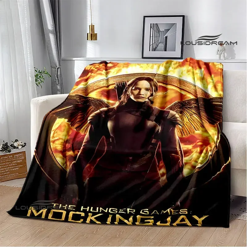 

The Hunger Games Print Blanket Flannel Blanket Home travel blanket throw blanket thin blanket Warm blanket birthday gift