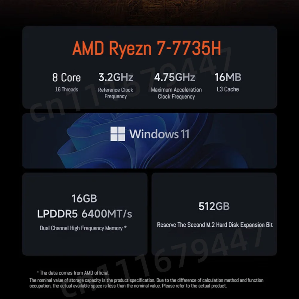 Xiaomi Laptop REDMI Book 14 /REDMI Book 16 R5-7535H/R7-7735H 16G 512G SSD Thin Notebook Game Office Design Laptop