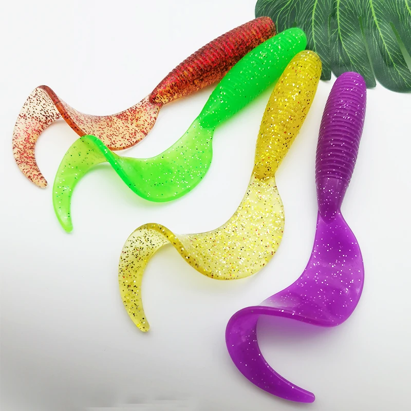 3 Stück Angelköder, weicher Kunstköder, 17,5 cm/6,89 Zoll/52 g, weiche Angelausrüstung – Detail 2