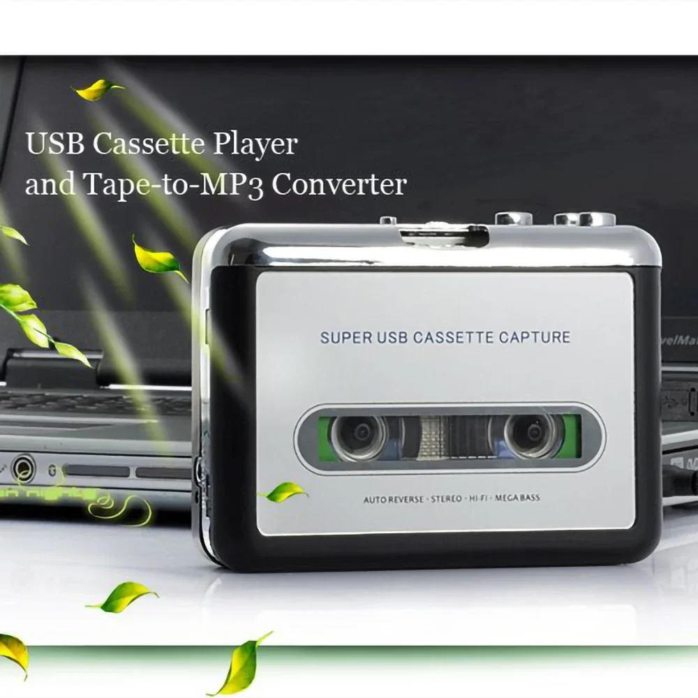 

USB-кассетный плеер-рекордер, конвертер кассет в MP3, устройство для захвата аудио с кассет на USB Type-C, музыкальный радиоплеер
