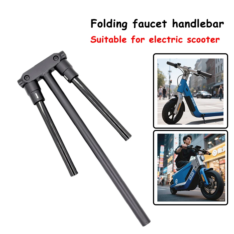 

8-10-Inch Electric Scooter Modified Handle M4kugoo Folding Bicycle Handle All Aluminum T Shape Rod Driving