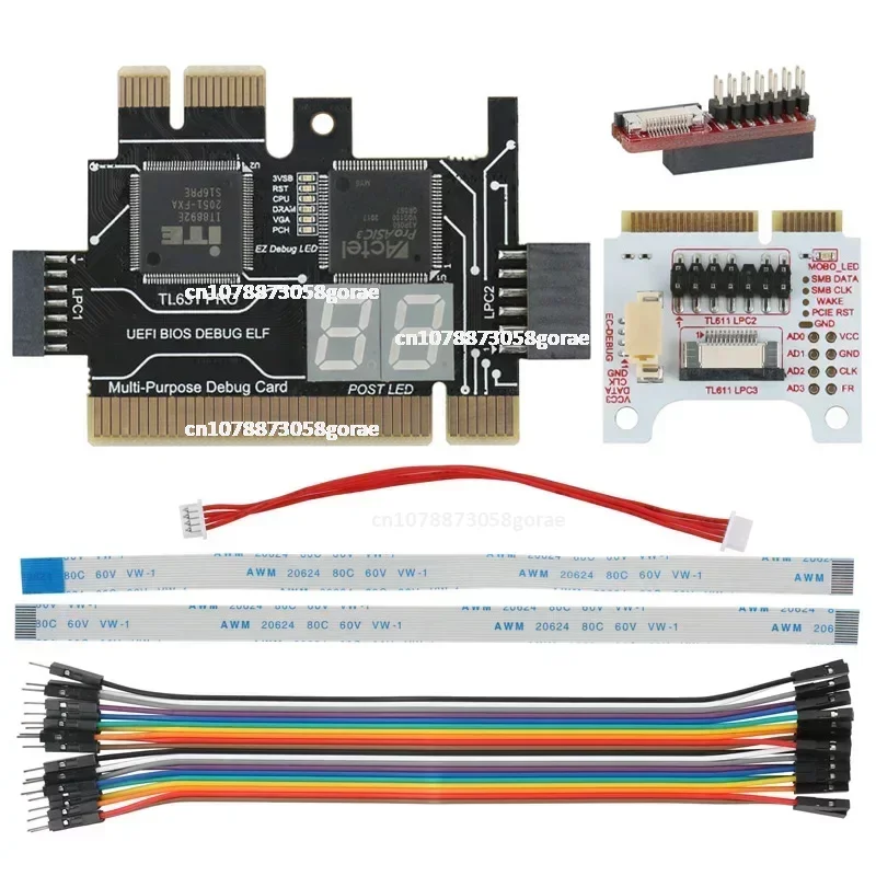 

Универсальный диагностический анализатор материнской платы TL631 Pro PCI PCI-E LPC