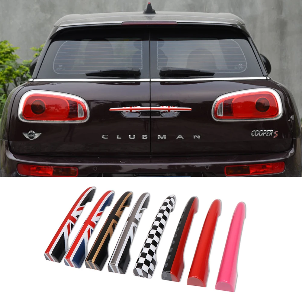 

Union Jack Rear Trunk Door Handle Cover Case Decoration Tail Sticker For COOPE R J C W F 54 R 55 Car Styling Accessories