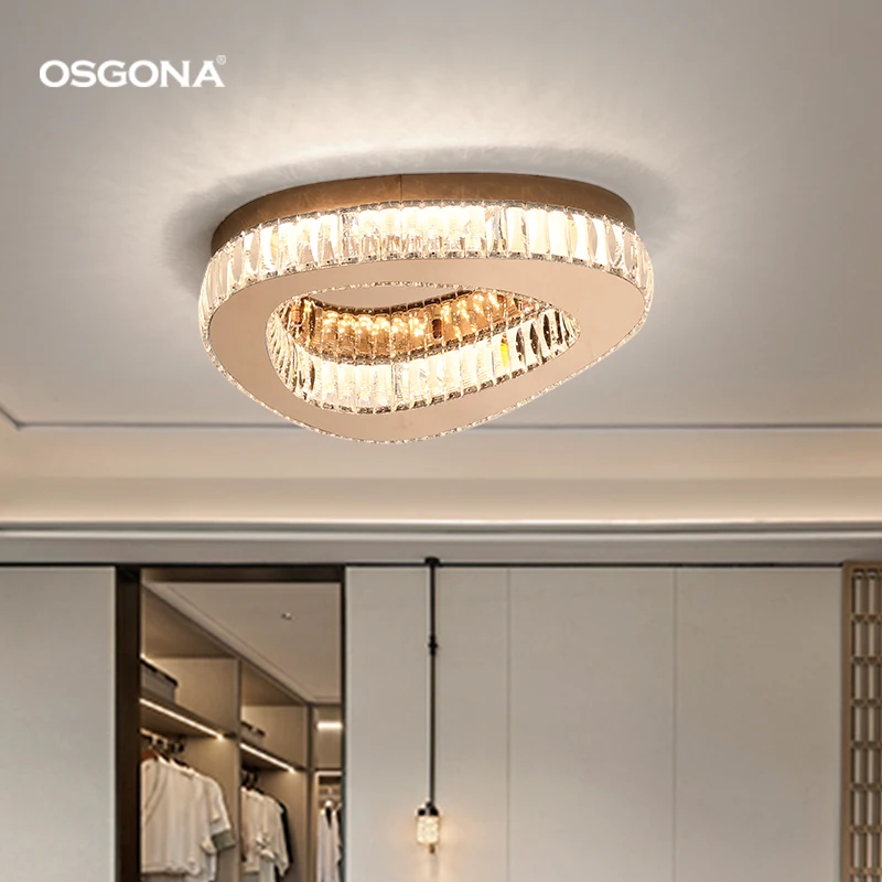 New Design Gold High Ceiling  Stainless Steel Led Ceiling Light Spotled  Light Spotround Ceiling Lamp for Indoor Home Lighting