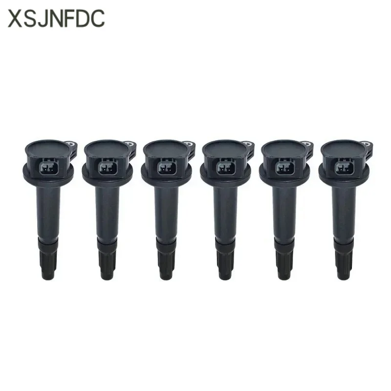 1/4/6pcs Ignition Coil 6E5E-12A375-BA 6E5E12A375BA For Ford Escape 3L V6 Fusion Mariner Mazda 6E