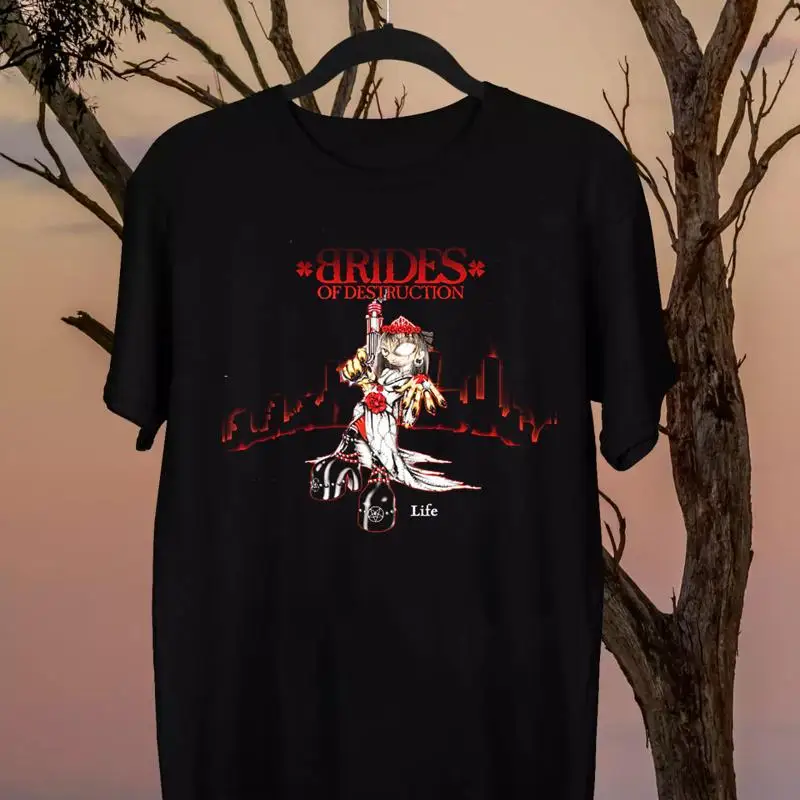 

Футболка Hot Brides Of Destruction Band черного цвета с коротким рукавом S 4XL