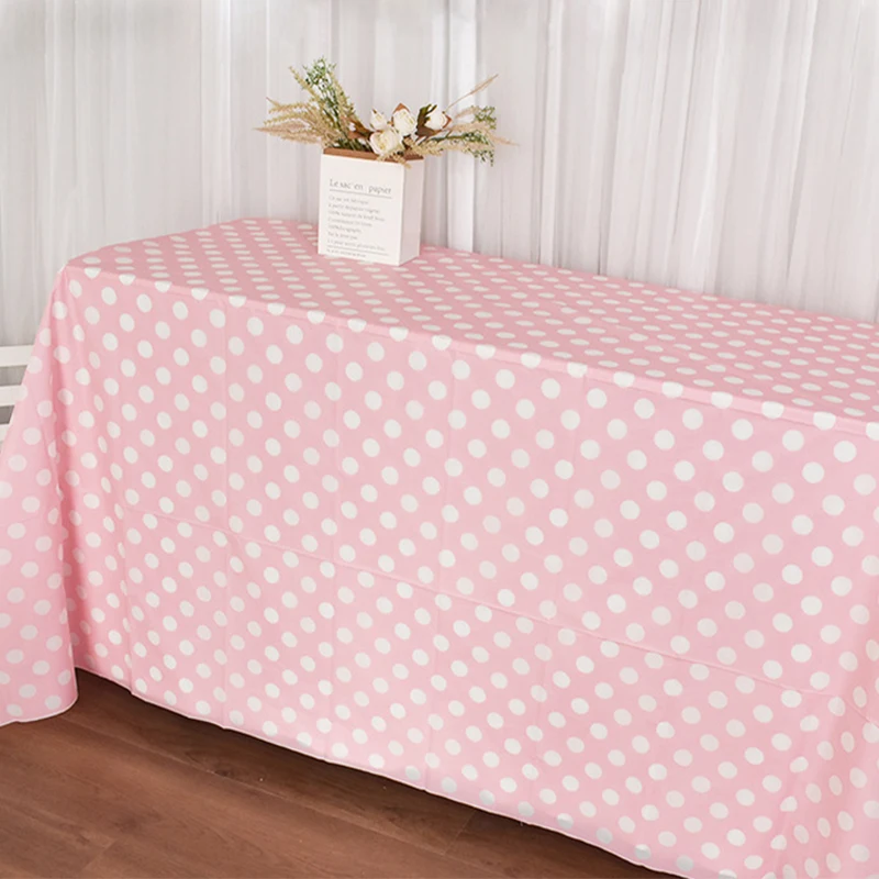 Rectangular Tablecloth Stain and Wrinkle Resistant Washable Polyester Tablecloth Decorative Fabric Table Cover for Dining Buffet