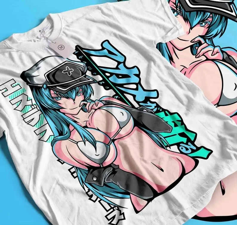 Street Fashion Couple - Akame ga Kill! Koszulki Oversize Unisex