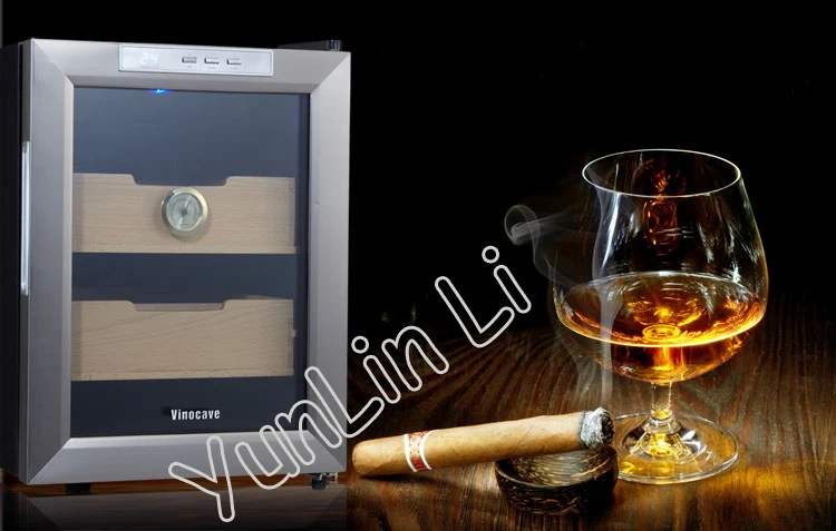 Electronic Cigar Cabinet Constant Temperature Humidity Cigar Cabinet Household Low Noise & Large Capacity Cigar Cabinet SC-12AH