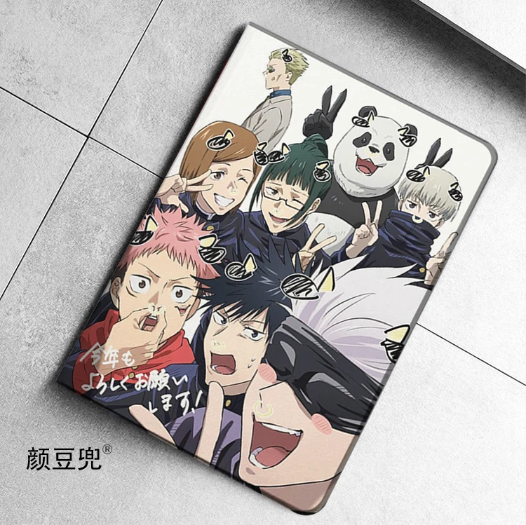 

Jujutsu Kaisen Anime Inunmaki Cute For Samsung Galaxy Tab A7Lite 8.7 2021 Case S9 FE Plus Tri-fold stand Cover Galaxy Tab S6Lite