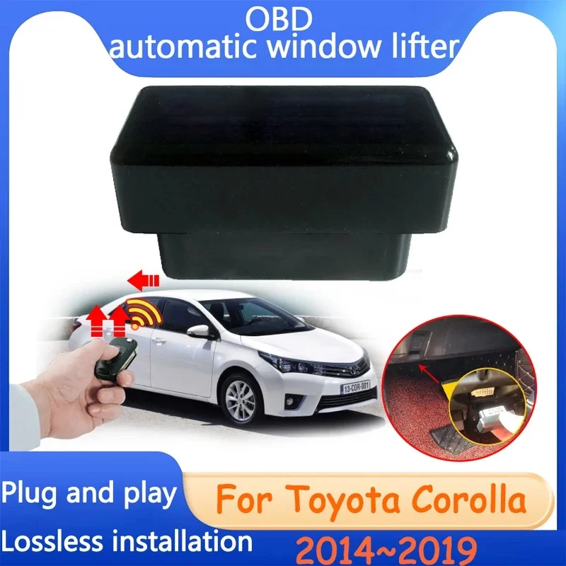 OBD Plug & Play Module for Toyota Corolla E170 E180 2014-2019 | Auto Window Close & Sunroof Auto Close