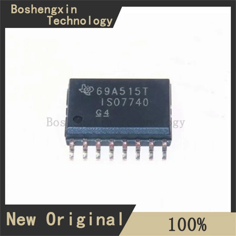 1 шт. ISO7740DW ISO7740 EMC Отличный четырехканальный, 4/0, улучшенный цифровой изолятор SOIC-16 ISO7740DW