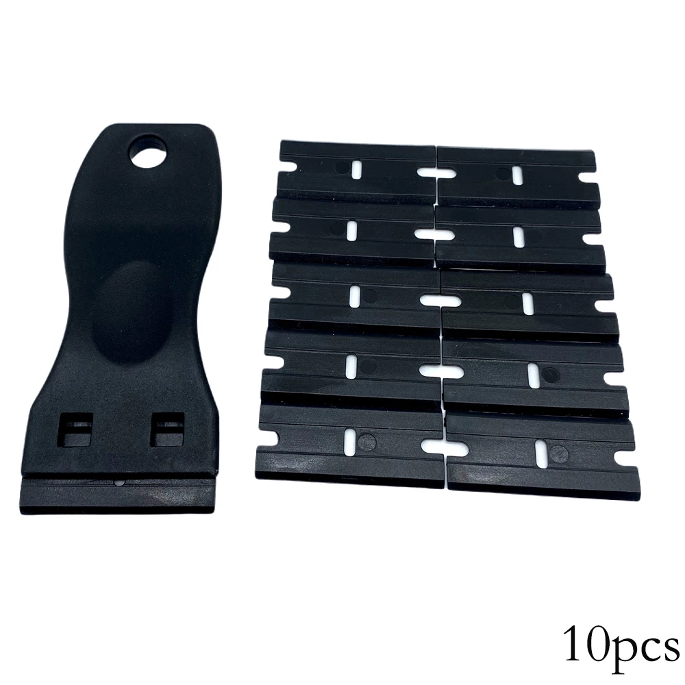 10/20pcs Cutting Plastic Razor Blade Label Clean Razor Glue Remover Window Glass Clean Scraper Car Wrap Sticker Squeegee