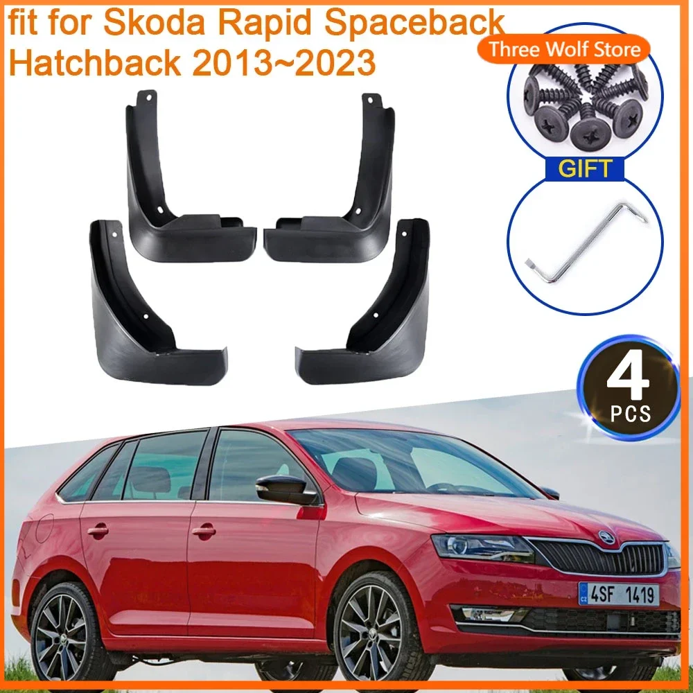 Для Skoda Rapid Spaceback Hatchback 2013 ~ 2023 брызговики брызговики передние аксессуары 2014 2015 2016 2017 2018 Для Skoda Rapid Spaceback Hatchback 2013 ~ 2023 брызговики брызговики передние аксессуары 2014 2015 2016 2017 2018