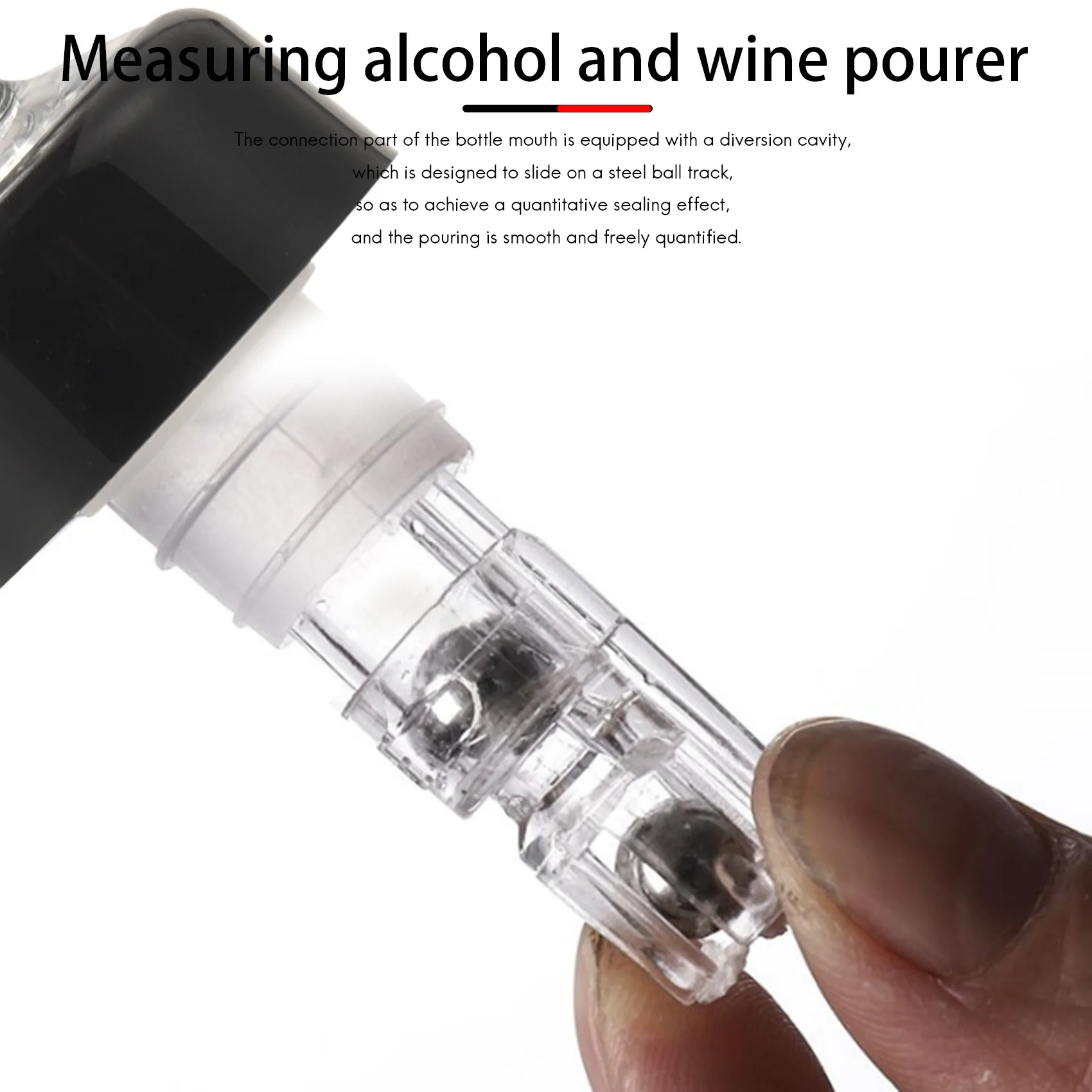 12 x 25ML Clear Auto Measure Quick Shot Pourers