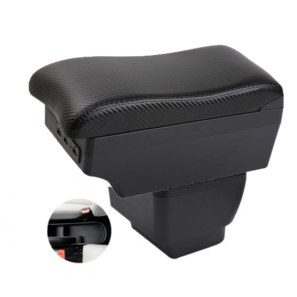 For MAZDA 2 Armrest Box MAZDA 2 Demio Storage Box Arm Bracing central control panel elbow support for drivers