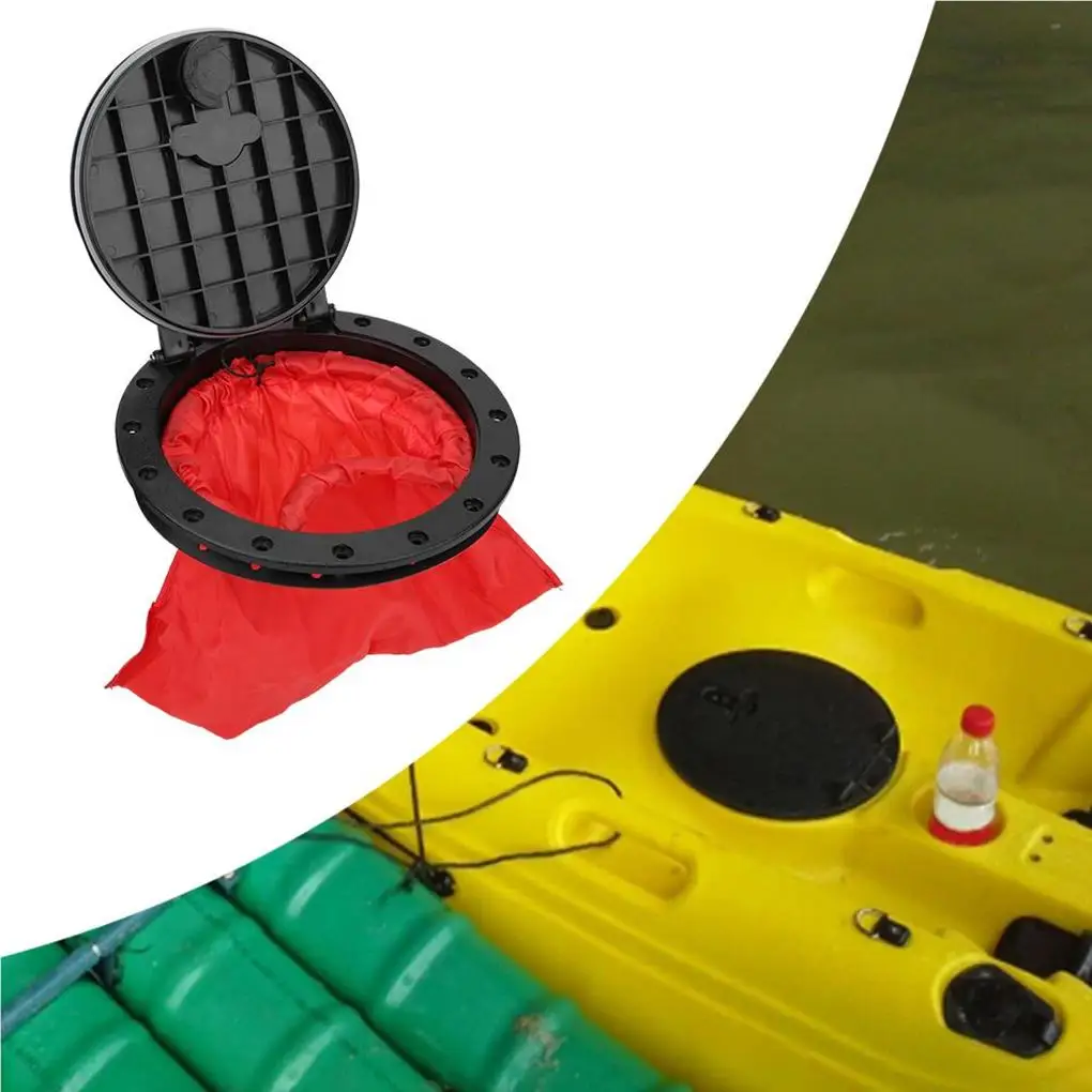 Kayak Hatch Deck Plate Sealing Lid Sealer Cover Fine Workmanship No Leakage Circular Replaced Part Boat Supplies