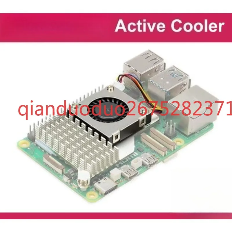 

Подходит для Raspberry Pi 5-го поколения (PI5), официальный оригинальный активный кулер с вентилятором.
