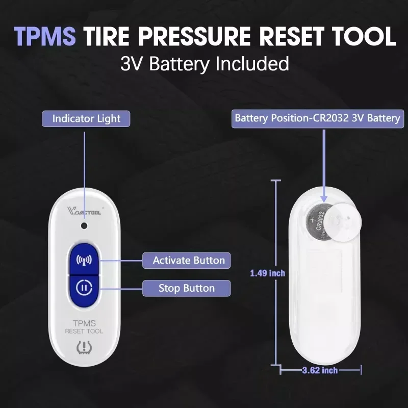 Suitable for universal tire pressure reset device, matching device, learning reset machine TP508