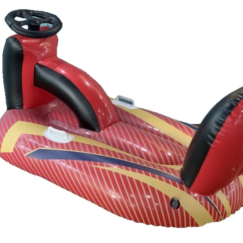New steering wheel mount, adult seaside water shower, cute motorboat floating red model