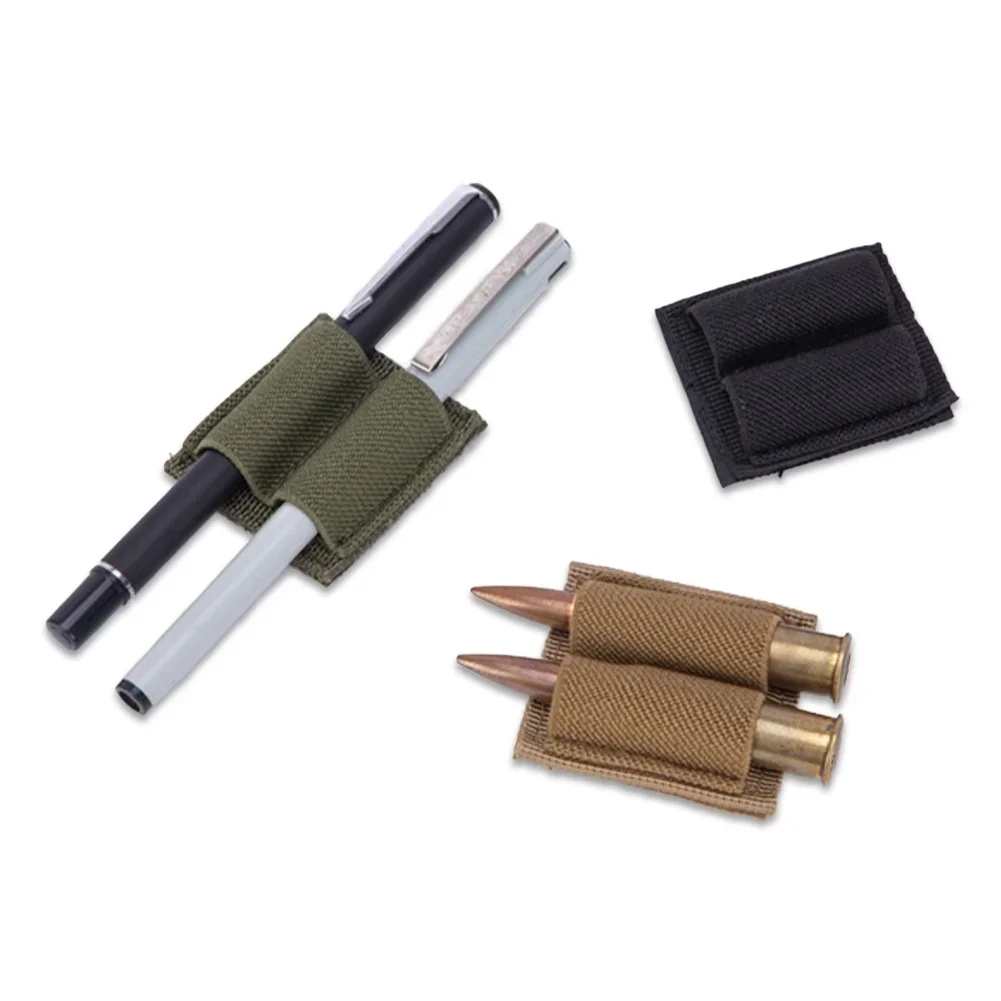 2 Round Bullet Holder for Rifle with Adhesive Backing Sticker, 308 30-06 Ammo Holder for Rifles Side and Buttstock Ammo Pouch